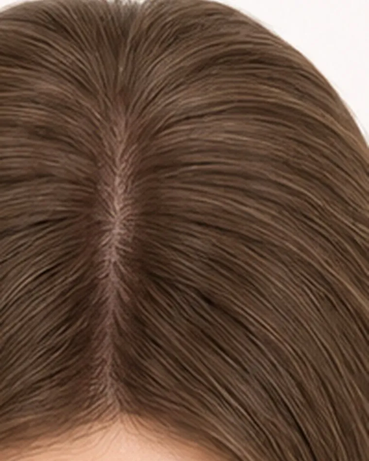 Blend and style for a fuller crown